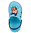 Обувь пляжная 215055-1 голубой