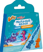 Baffy Мыльные мелки для купания оранжевый-синий