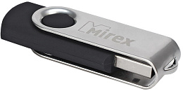 Флеш диск Mirex 8GB Swivel USB 2.0 Black