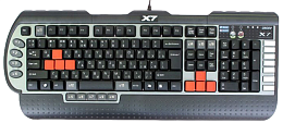 Клавиатура A4Tech X7-G800 Black Multimedia PS/2