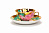 Чашка чайная с блюдцем 220 мл Тюльпан Розовая птица 2 сорт 007122/12