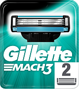 GILLETTE MACH 3 Кассеты для бритвы 2 шт/40