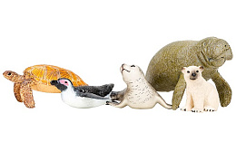 Фигурка Мир морских животных 5 предметов