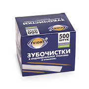 AVIORA Зубочистка в индивидуальной упаковке ментол 500/50