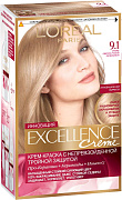 EXCELLENCE Краска для волос 9.1 Очень светло-русый пепельный/6