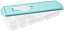 Форма для льда Кубики с крышкой и клапаном аквамарин/20