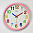Часы настенные La Minor 2931 pink