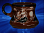 Чашка кофейная большая коричневая художка