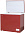 Ларь морозильный Willmark CF-310CS red