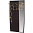 Вешалка настенная Терра с зеркалом Каштан-ИК-Fusion-dark brown ковка АмберБр 72*140*28 см