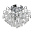Люстра Бриз 4*60W E27 4*3W LED 220 V 111010408 пульт
