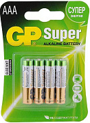Батарейка GP Superalkaline LR03-4BL