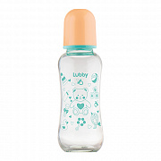 Бутылочка для кормления с соской молочной Малыши и Малышки от 0 месяца 250 мл стекло силикон