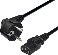 Кабель питания для ПК Atcom евровилка 0.75 мм 1.8 м black