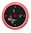 Часы настенные Авангард 1Б6 бабочка 2 красные черный цифры