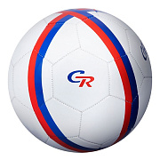 Мяч футбольный City Ride 3-слойный размер 5 22 см белый/синий/красный