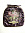 Сидушка фон темно-фиолетовый 50,5*48 см 0115