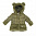 Пальто для девочки с медвежонком M18852