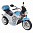 Электро-Мотоцикл Aim Best MD-1188 бело-голубой