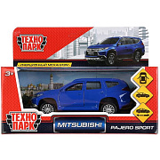 Машина инерционная Технопарк Mitsubishi Pajero Sport 12 см синий