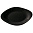 Carine Black Тарелка обеденная черная 26 см/24