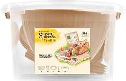 Набор для пикника Sugar&Spice Vanilla 4 персоны латте/8