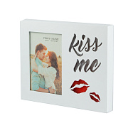 Фоторамка Kiss me для фото 10*15 см/23*19 с подсветкой