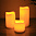 Светодиодная свеча с ПДУ D-CC55D/G