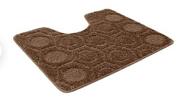 Shahintex Коврик Актив icarpet 50*80 002 кофе с молоком/1
