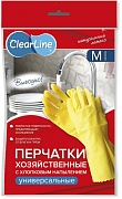 CLEAR LINE Перчатки резиновые размер М/12