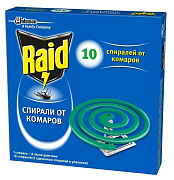 RAID Спирали от комаров 10 шт/24