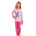 Комплект для девочки с длинным рукавом Baykar 9142-248 розовый