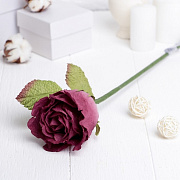 Искусственный цветок Роза Леди 44 см тёмно-розовый