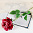 Цветы искусственные Роза петра 7.5*55 см фиолетовая