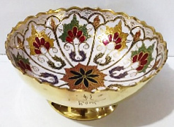 Ethnic Chic Конфетница Lead Free эмаль цветной 7.5 26191/4841/1