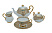 Prouna Сервиз чайный 6 персон 15 предметов Carlsbad Queen Seladon Gold/1