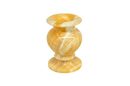 Ethnic Chic Ваза оникс 2.5*4 медовый 6*6*10 см