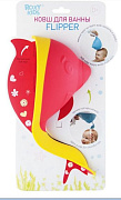 Ковш для ванны Flipper с лейкой коралловый