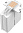 Кулер Deepcool AG400 DIGITAL WH ARGB LGA1700/1200/115X/AM5/AM4/TDP220W/PWM/ARGB/Fan120mm/white/Ret