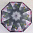 Зонт 49 см Цветочное очарование полуавтоматический ветроустойчивый 3 сложения 8 спиц микс/3