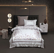 КПБ 1.5 сп Arya Fancy Tencel 160*220 Nabi серый
