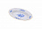 Синий Лопух G Овальное блюдо 26 см 0626011