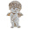 Фигура декоративная Ангел цвет антик L10W8H14,5 cм