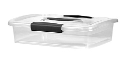 Keeplex Vision Ящик для хранения с защелками и ручкой 5 л 37*27.4*9.5 см прозрачный кристалл/6