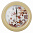 Часы настенные Вега П6-14-115 Кофе