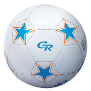 Мяч футбольный City Ride 3-слойный размер 5 22 см белый/голубой