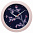 Часы настенные Авангард 1Б6 Сакура1 черные серебро