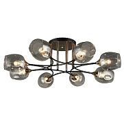 Люстра MD.4882-8-S Coffee+FGD коричневый золото