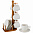 Кофейный набор 6 персон 12 предметов на подставке 100 мл