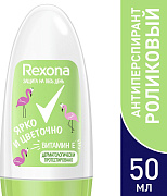 REXONA Антиперспирант роликовый женский Ярко и цветочно 50 мл/6